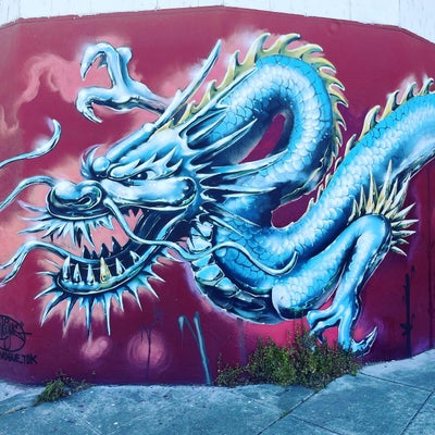PR273 - Blue Dragon Mural