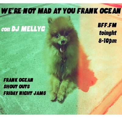 "We're Not Mad at you, Frank Ocean" con DJ MELLYG