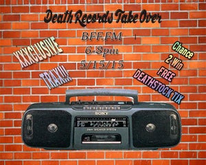 death records on cheetle radio 5/15 @ 6pm